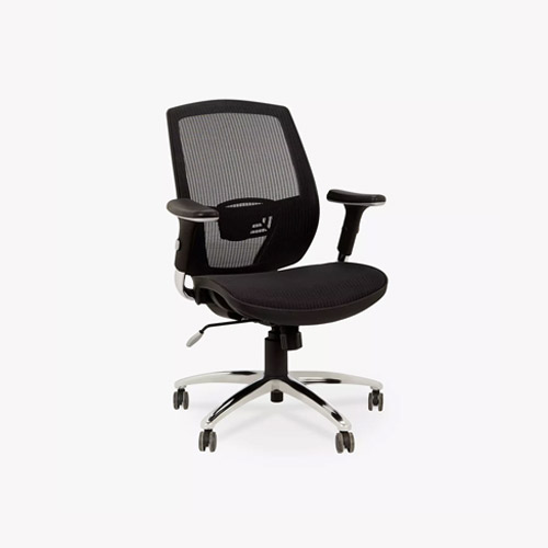Silla de oficina negra
